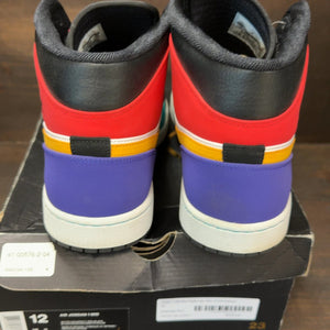 Jordan 1 Mid Bred Multi-Color Size 12 (Pre-Owned) - aux