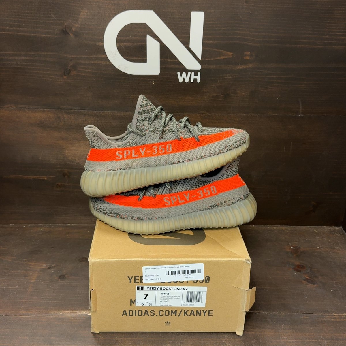 adidas Yeezy Boost 350 V2 Beluga Size 7 (Pre-Owned) - front