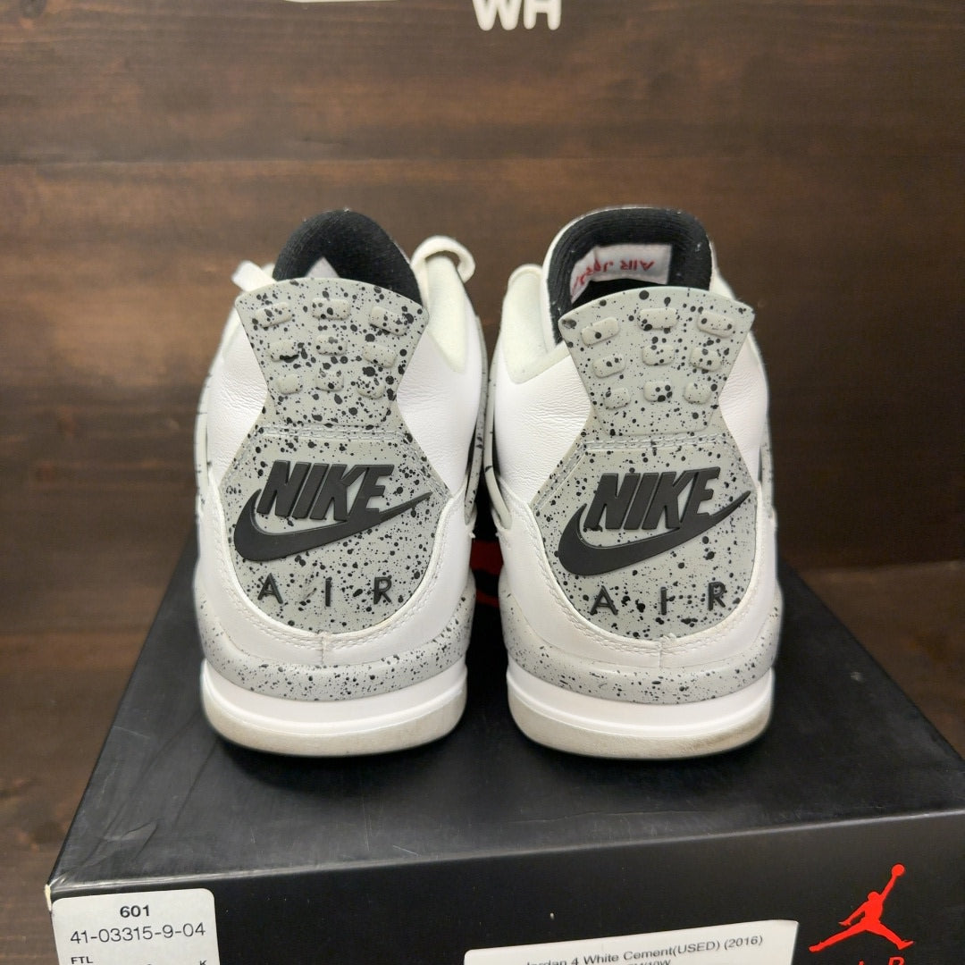 Jordan 4 Retro White Cement (2016) Size 8.5 (Pre-Owned)