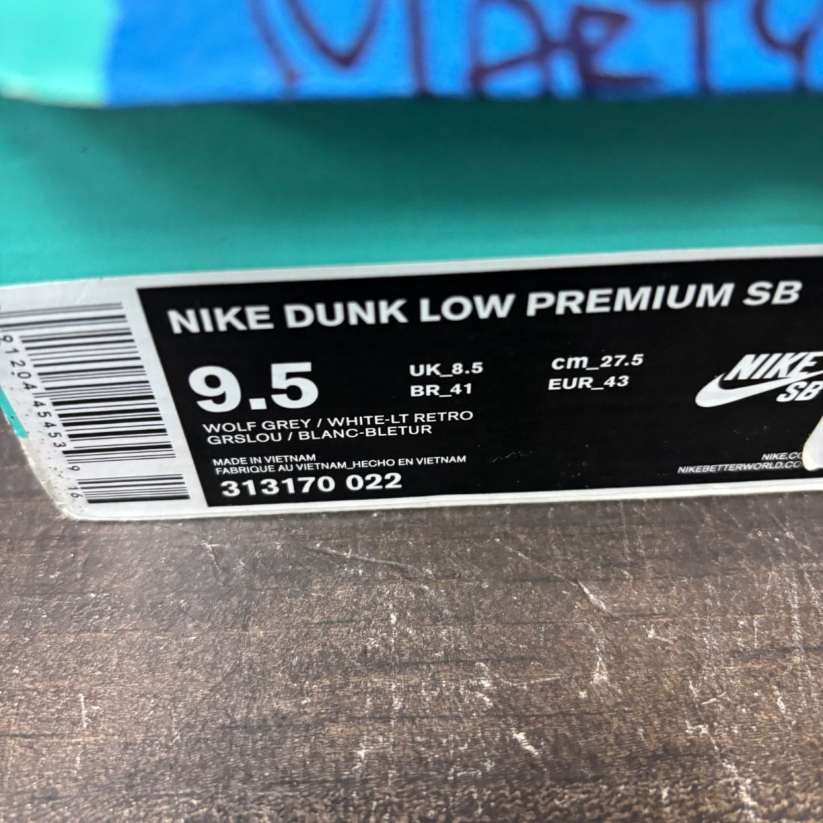 Nike SB Dunk Low Marty McFly Size 9.5 (Pre-Owned) - Image 7