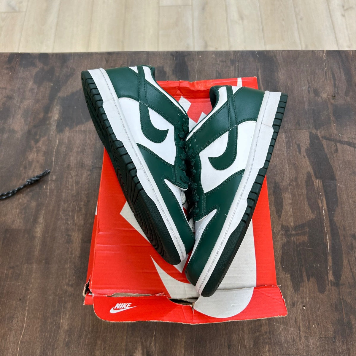 Nike Dunk Low Michigan State (GS) - Image 1