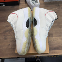 Pure Platinum Jordan 11 Retro (USED, No Box)