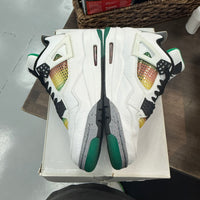 Lucid Green Rasta Jordan 4 Retro (W) (USED)