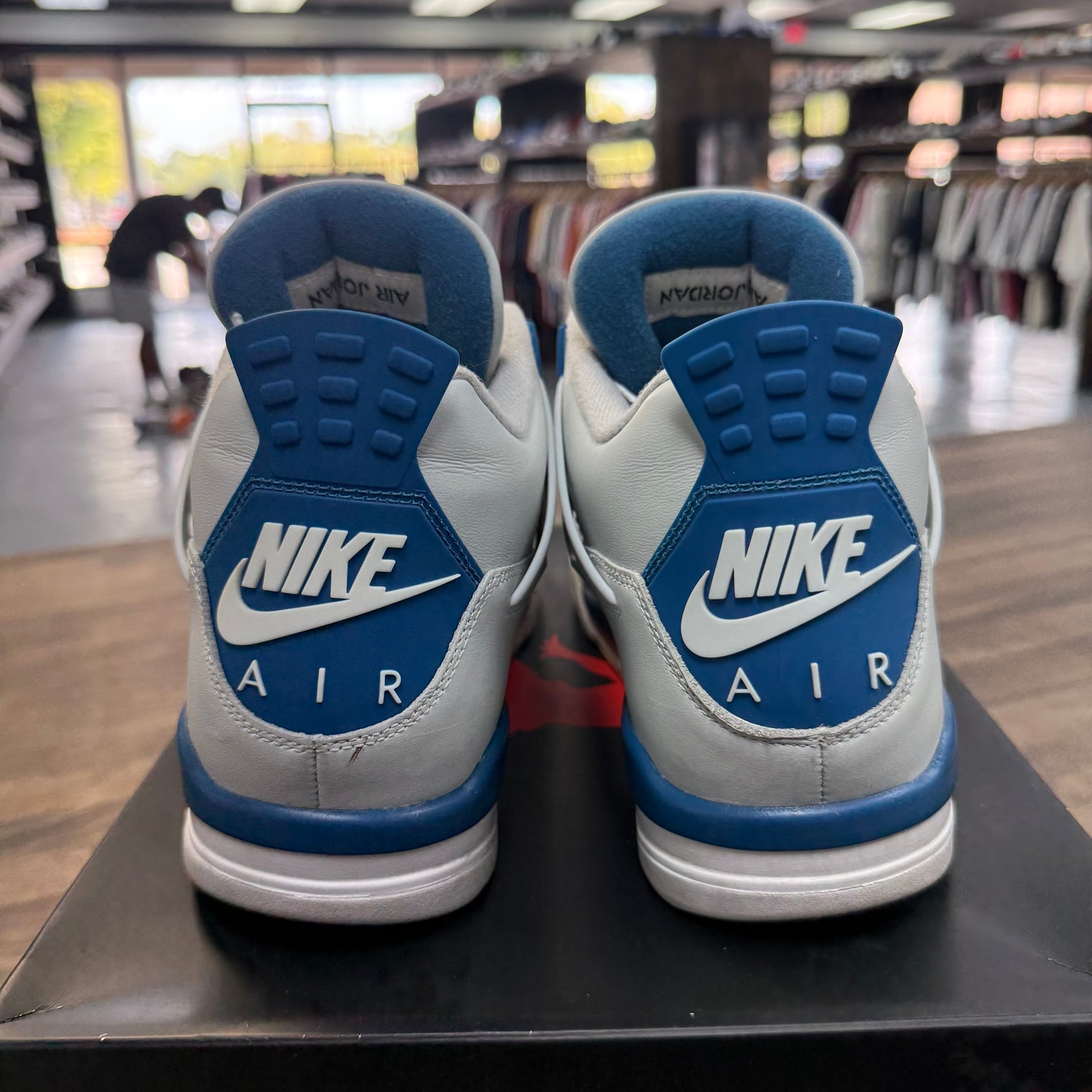 Military Blue Jordan 4 Retro (Used)