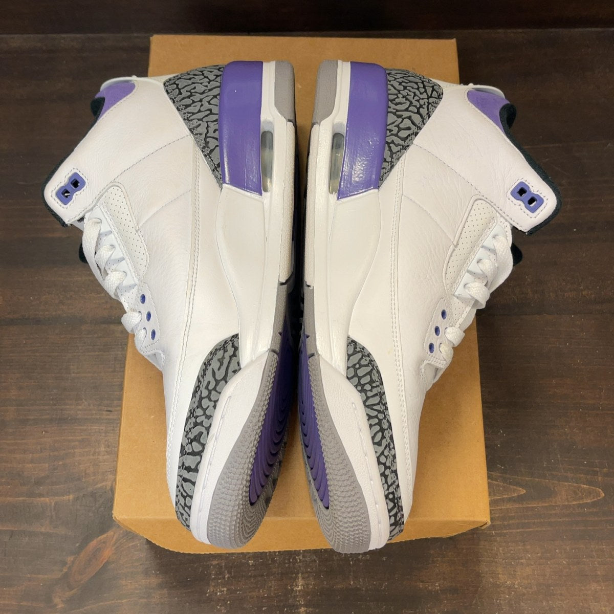 Jordan 3 Retro Dark Iris Size 11 (Pre-Owned) - Image 4
