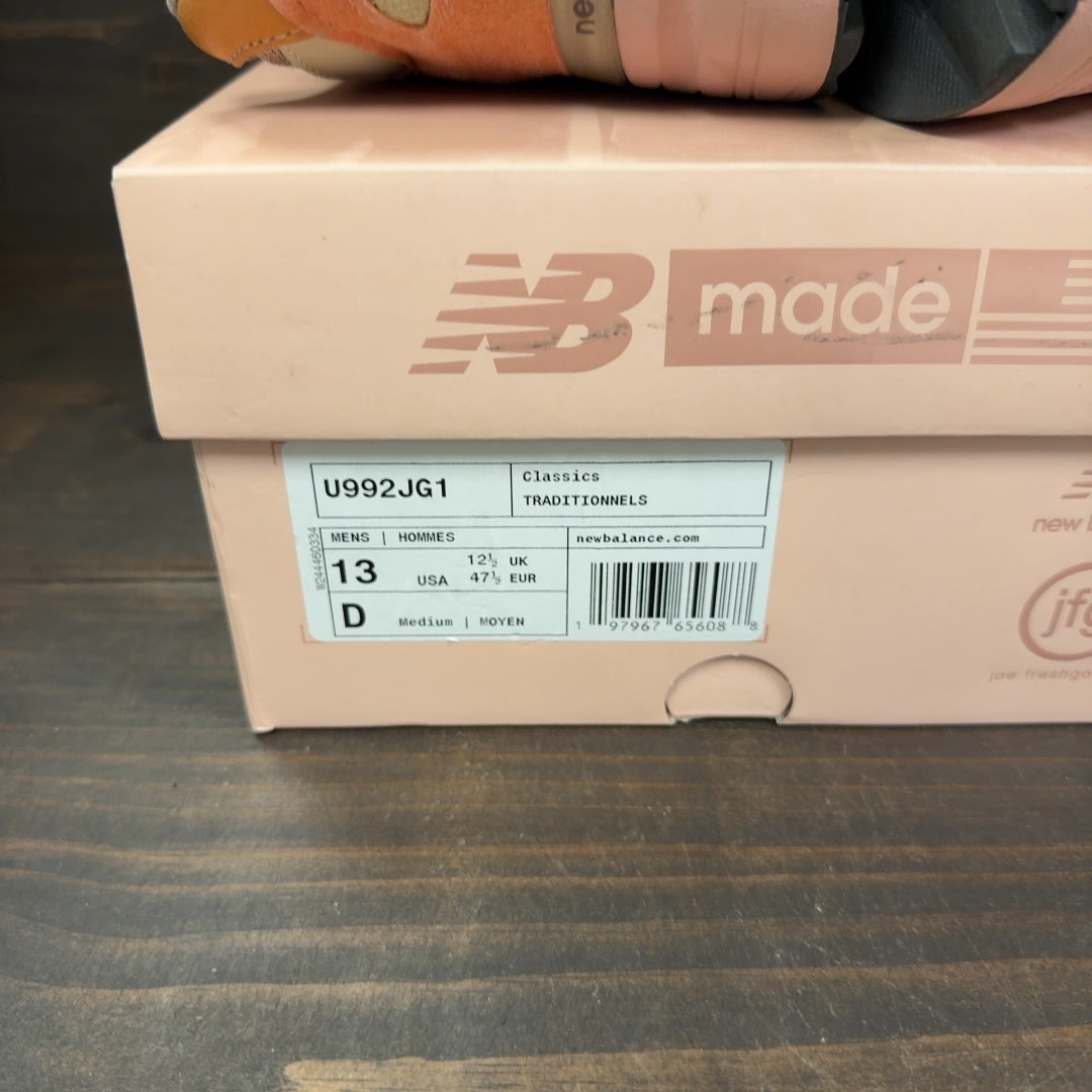 New Balance 992 MiUSA Joe Freshgoods Aged Well Size 13 (Pre-Owned)