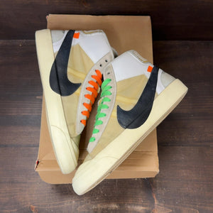 Nike Blazer Mid Off-White Size 8 (Pre-Owned) - back