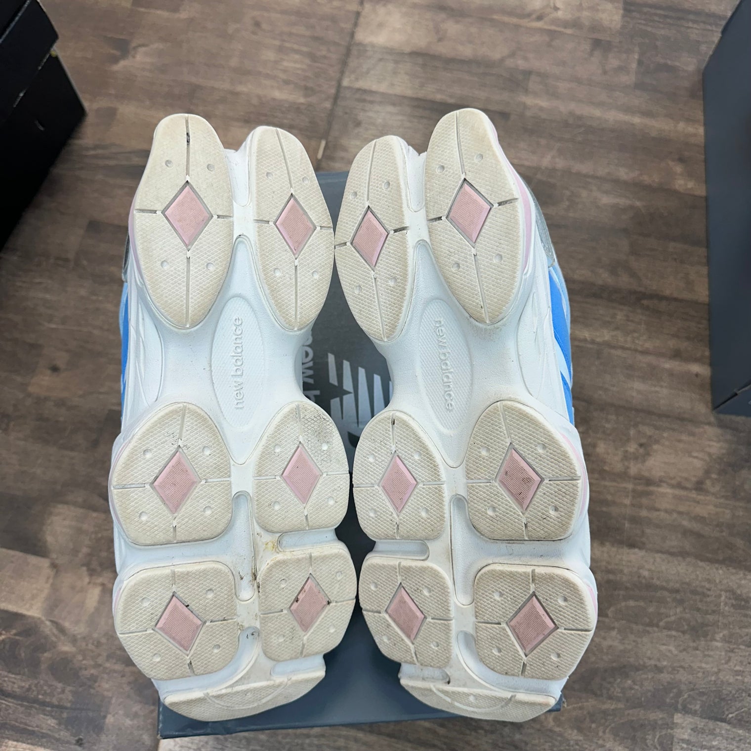 Blue White New Balance 9060 (GS) (USED)