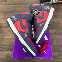Supreme SB Dunk High Navy Berry (USED)