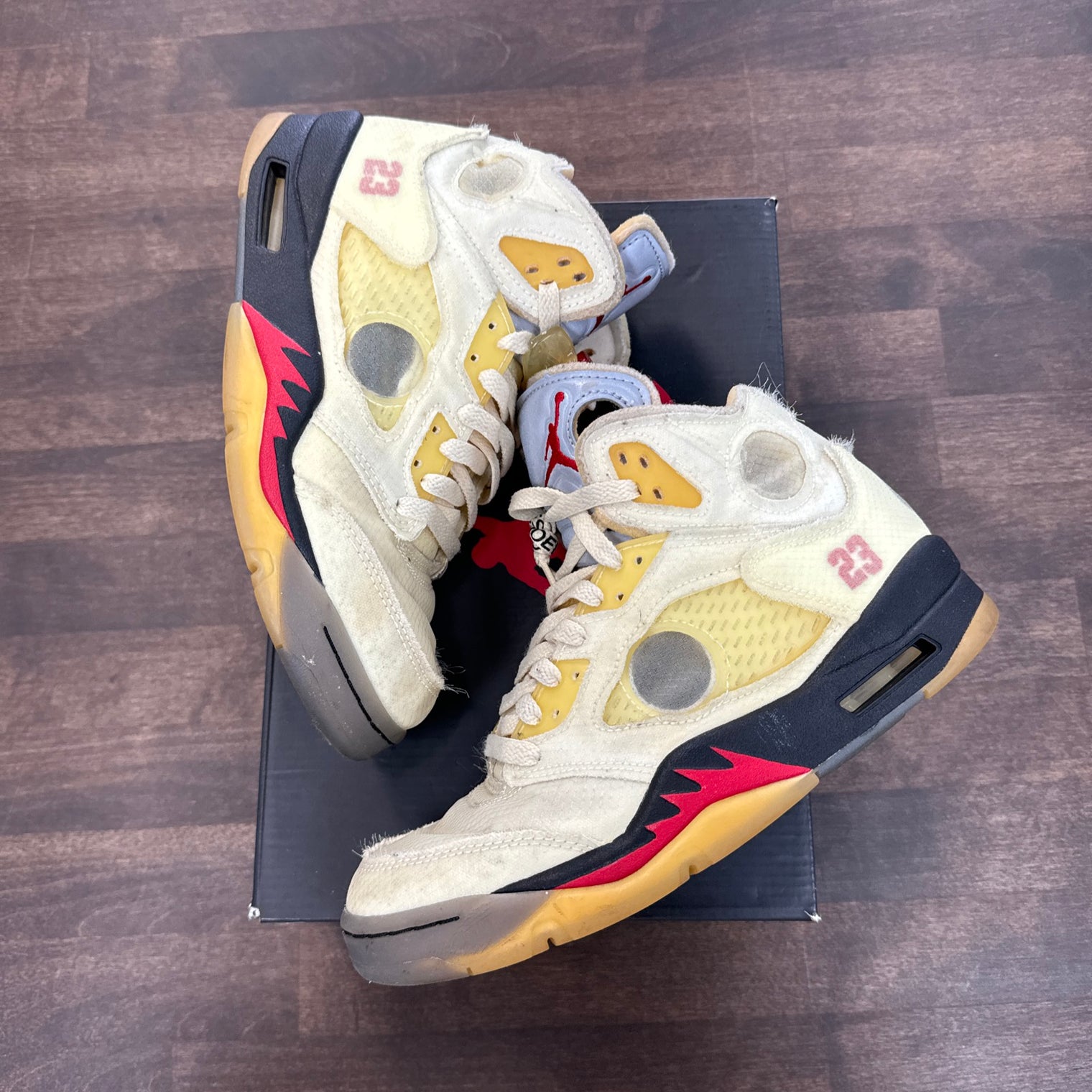 Sail Off-White Jordan 5 (USED)