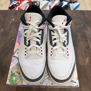 Jordan 3 Retro SE Fire Red Denim (2020) Size 10 (Pre-Owned) - Image 2