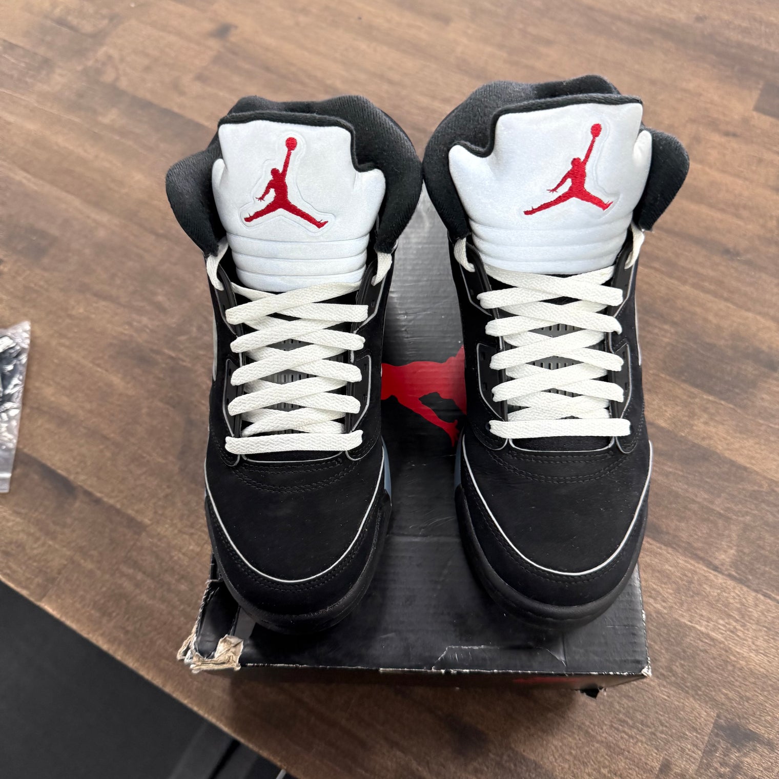 Black Metallic Reimagined Jordan 5 Retro (GS)(USED)