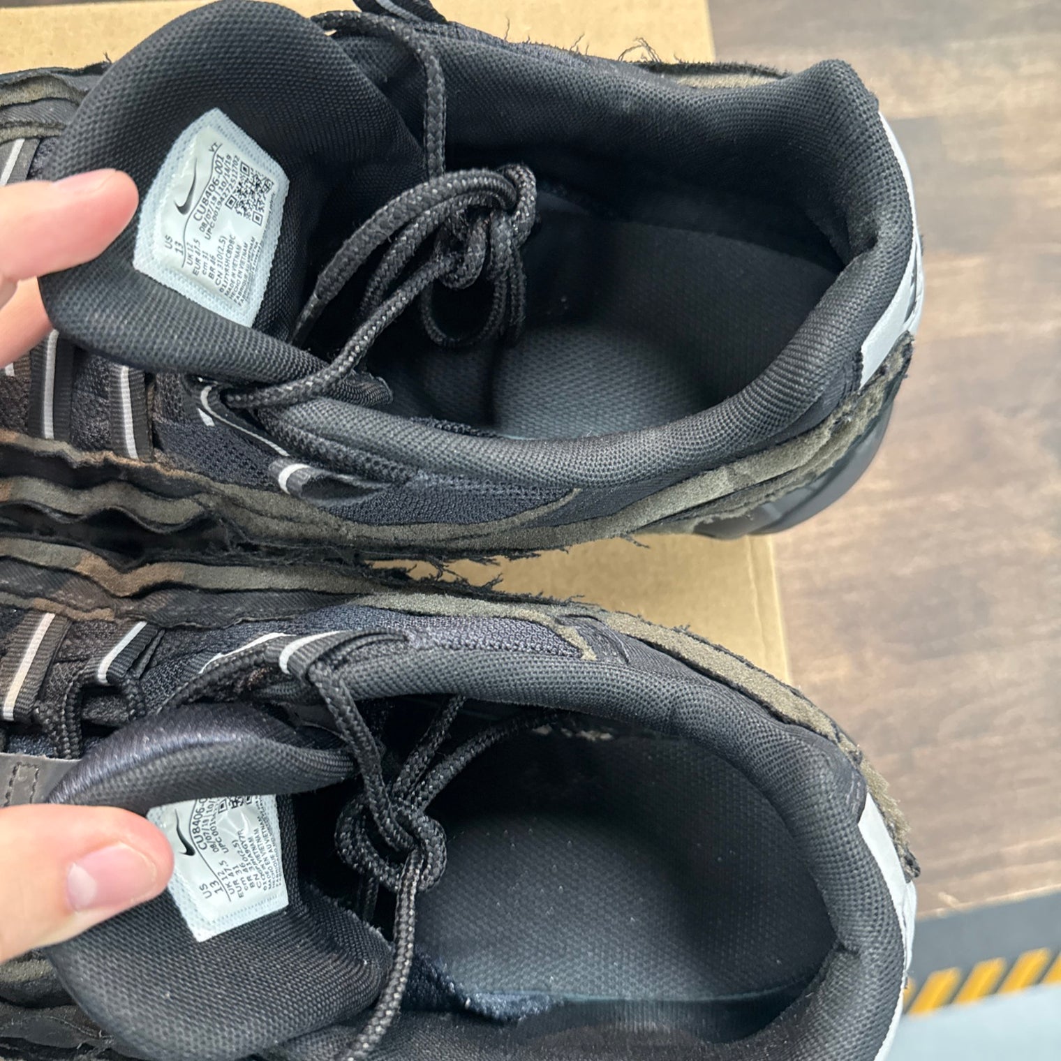 Black Comme Des Garçon Air Max 95 (USED,No Box)
