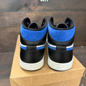 Jordan 1 Mid White Black Racer Blue Size 8.5 (Pre-Owned) - Image 4