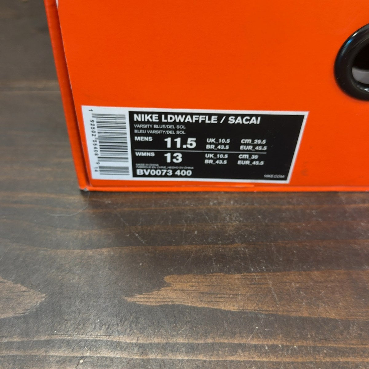Nike LD Waffle sacai Varsity Blue - Image 8
