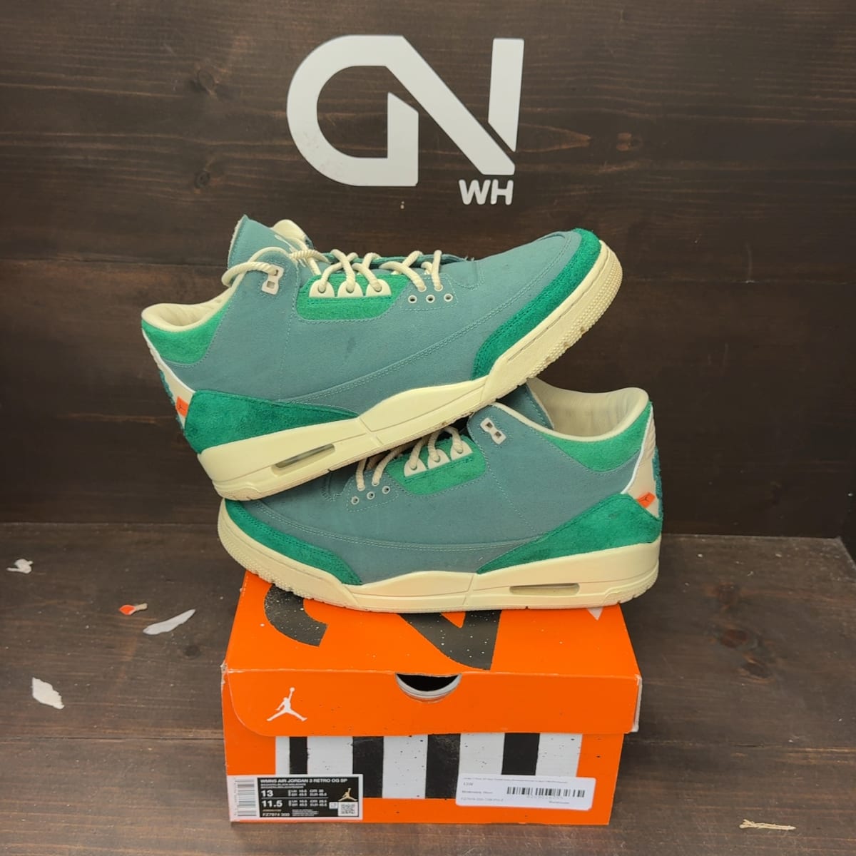 Jordan 3 Retro SP Nina Chanel Abney Bicoastal (Women's) Size 13W (Pre-Owned) - front
