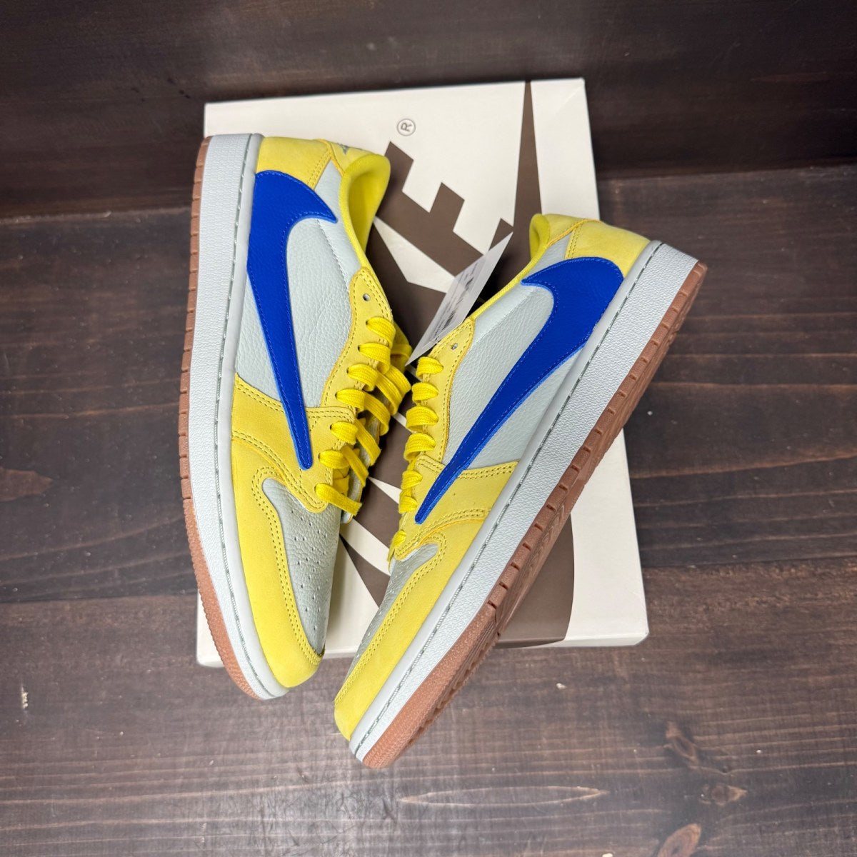Jordan 1 Retro Low OG SP Travis Scott Canary (Women's) - Image 4