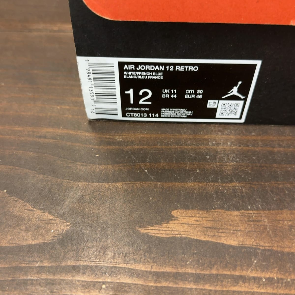 Jordan 12 Retro French Blue (2025) Size 12 (Pre-Owned) - aux