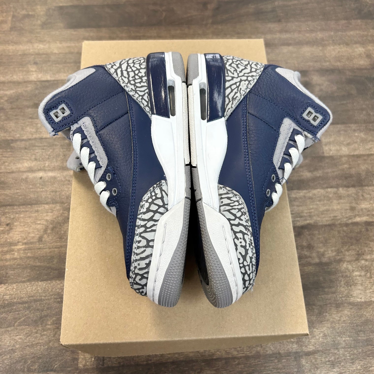 (GS) Georgetown Jordan 3 (USED,No Box)