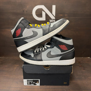 Jordan 1 Mid Shadow Red Size 12 (Pre-Owned) - Image 1