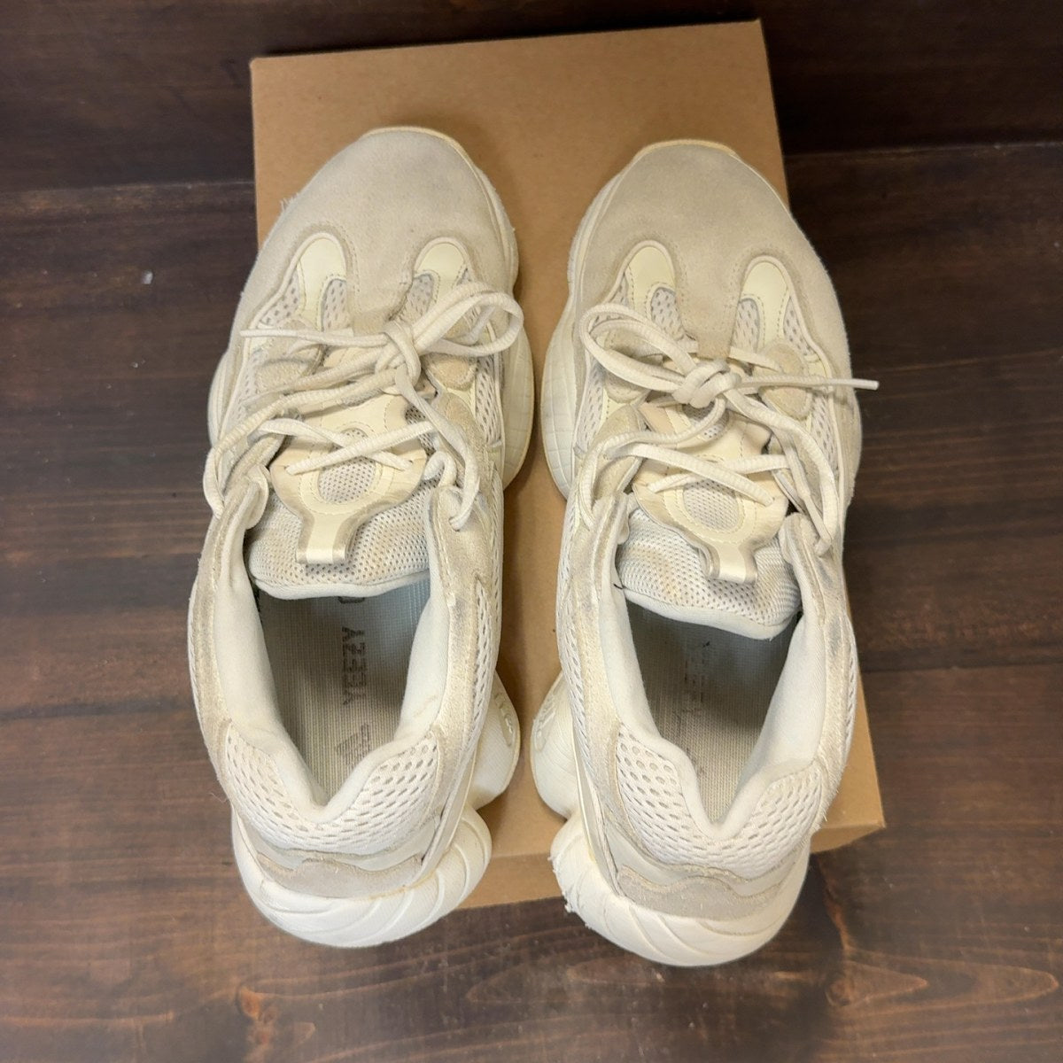adidas Yeezy 500 Bone White (2019) Size 11 (Pre-Owned) - Image 5