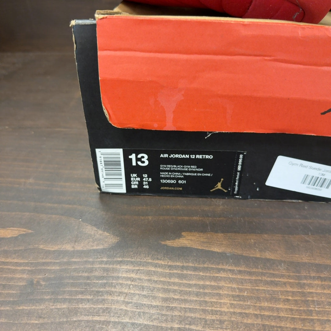 Jordan 12 Retro Gym Red (2018) Size 13 (Pre-Owned)