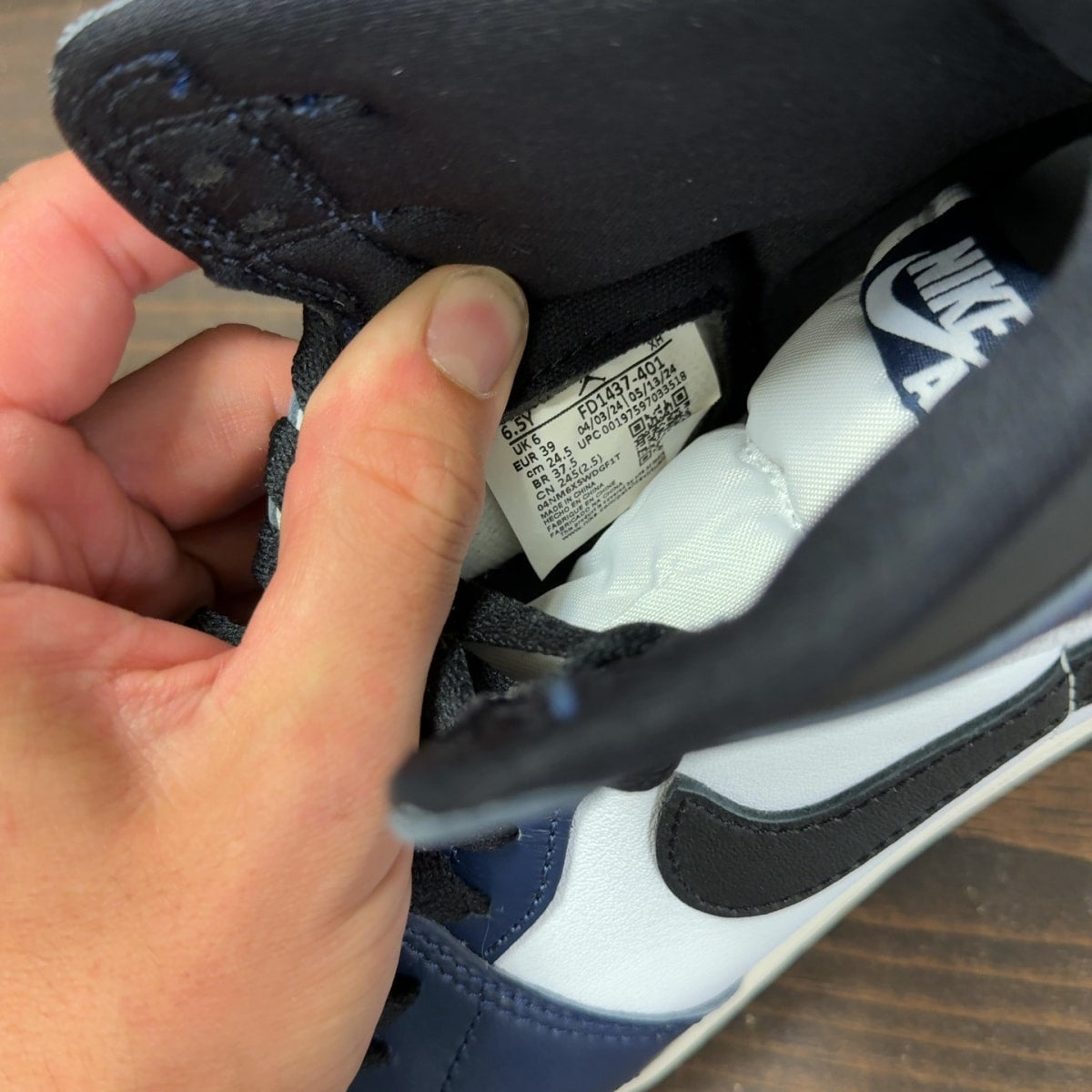 Jordan 1 Retro High OG Midnight Navy (GS) - Image 7