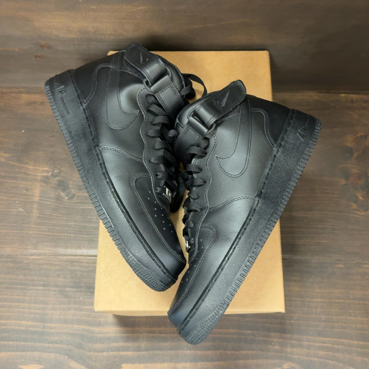 Nike Air Force 1 Mid '07 Black Size 10.5 (Pre-Owned) - Image 2