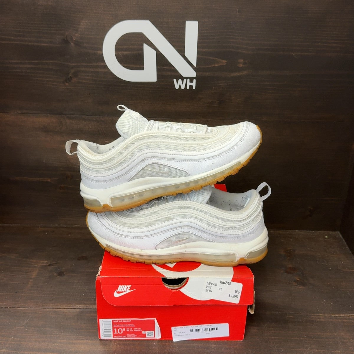 Nike Air Max 97 White Gum - Image 1