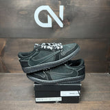 Jordan 1 Retro Low OG SP Travis Scott Black Phantom Size 8.5 (Pre-Owned) - front