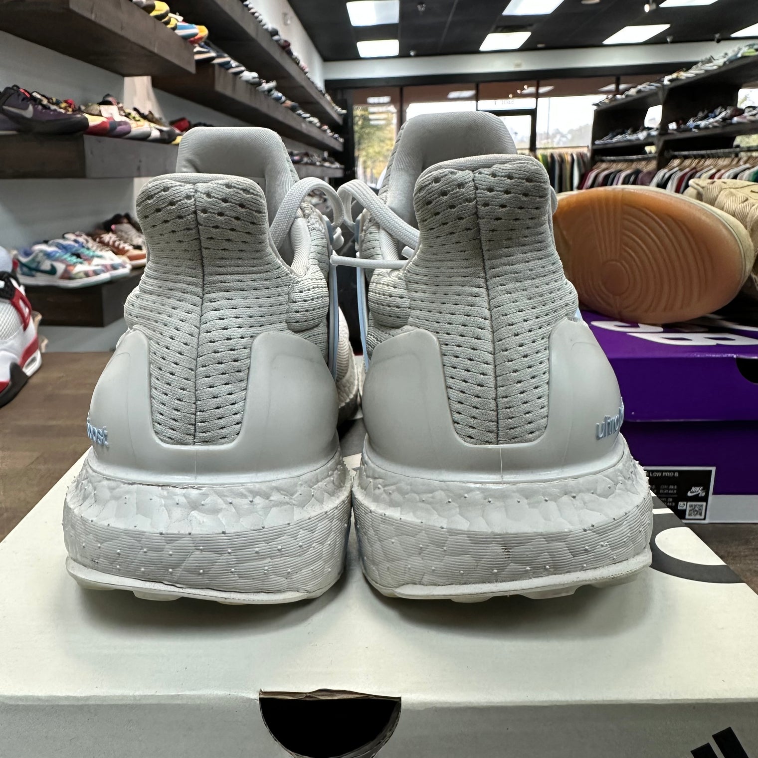 Grey One Cloud White Glow Blue adidas Ultra Boost 1.0 (USED)