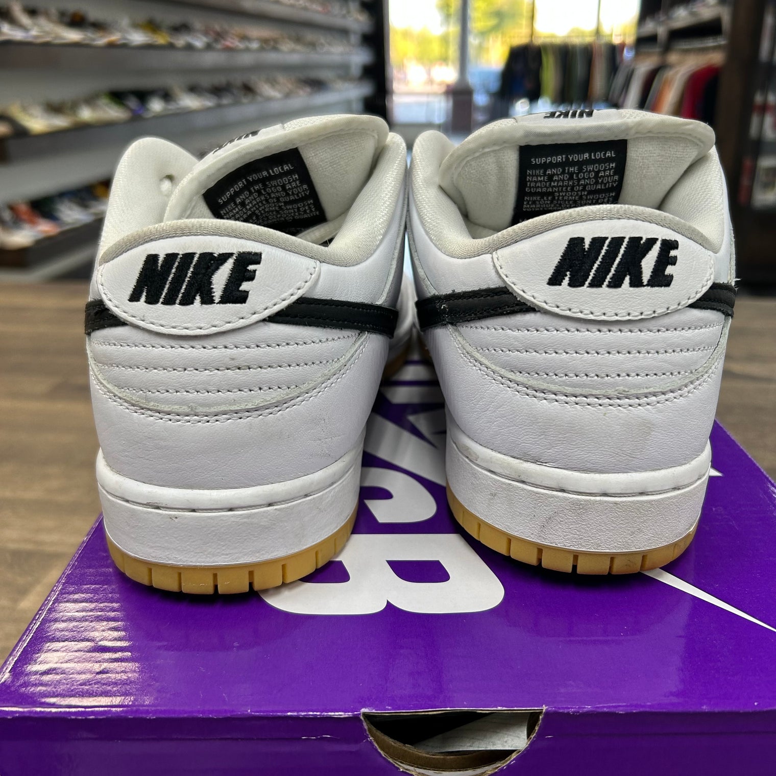White Gum SB Dunk Low (USED)