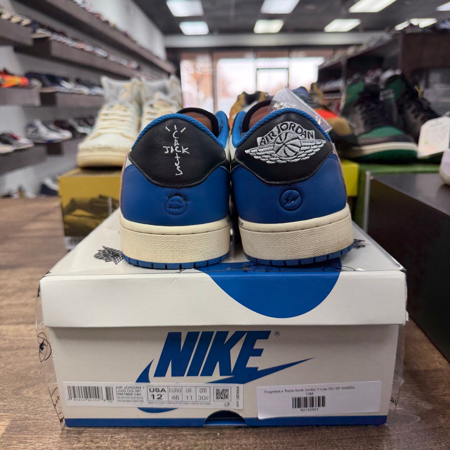 Fragment x Travis Scott Jordan 1 Low OG SP (USED)