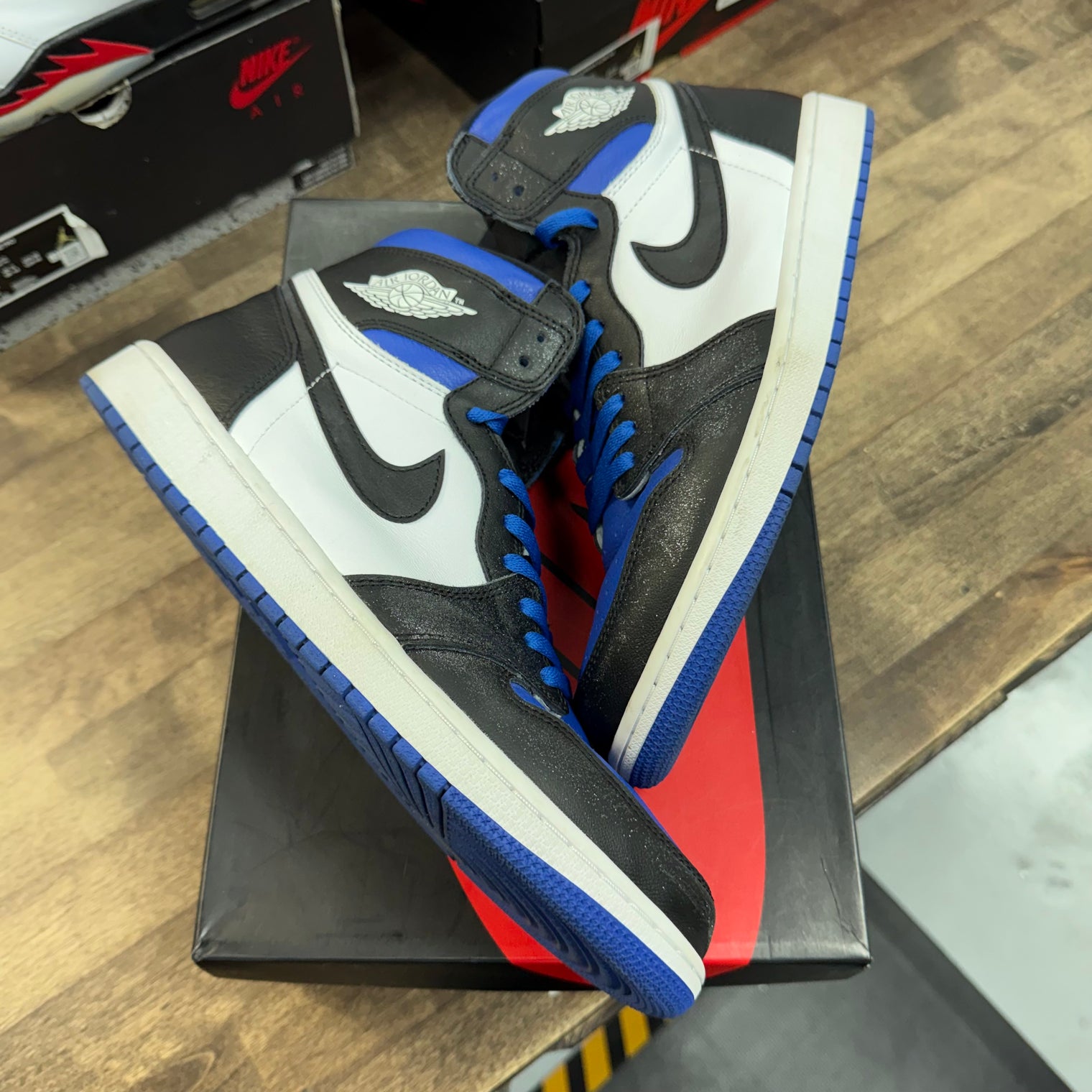 Royal Toe Jordan 1 Retro High (USED)