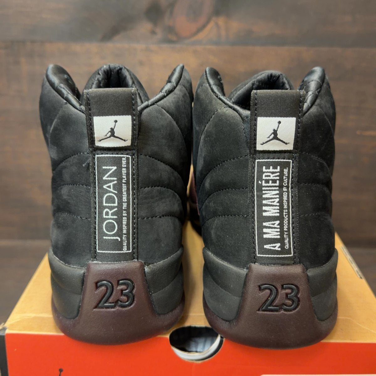 Jordan 12 Retro SP A Ma Maniére Black (Women's) - Image 4