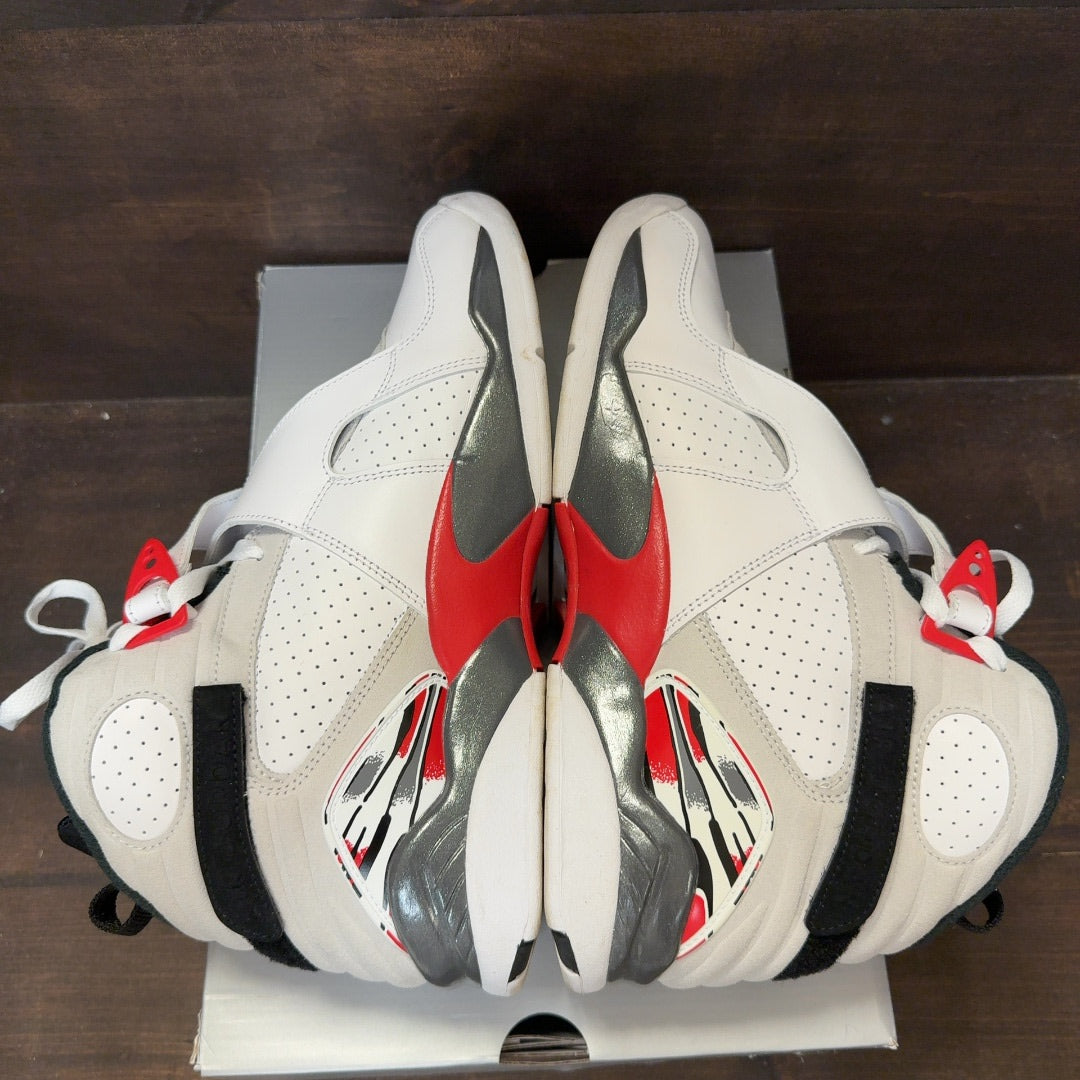 Jordan 8 Retro White True Red (2025) Size 10 (Pre-Owned) - Image 6