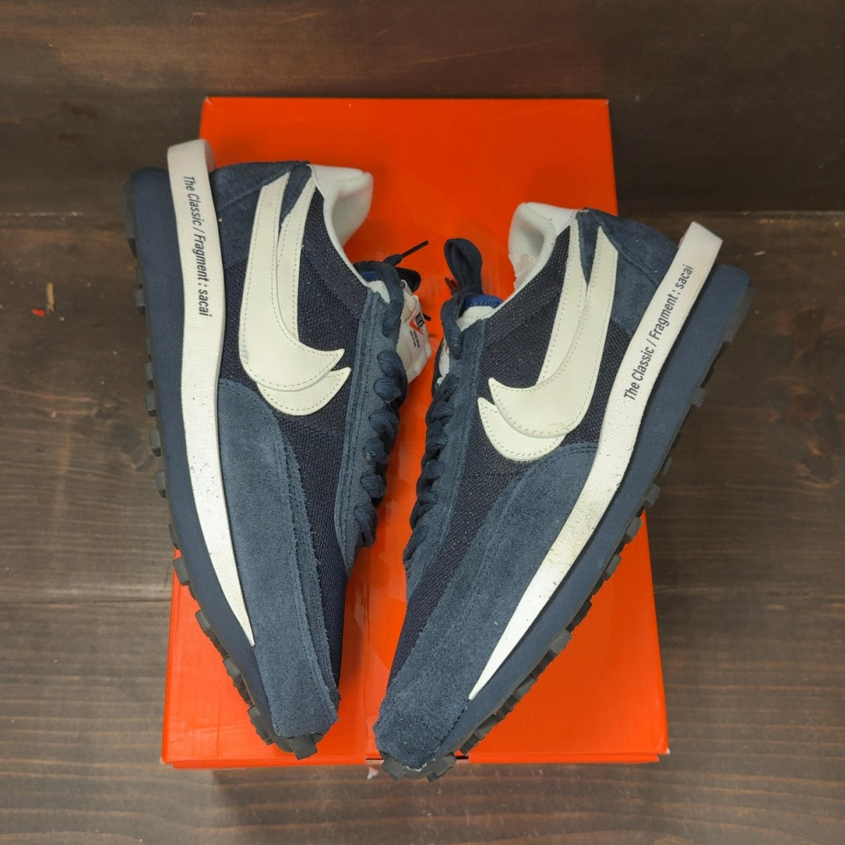 Nike LD Waffle SF sacai Fragment Blue Void - Image 2