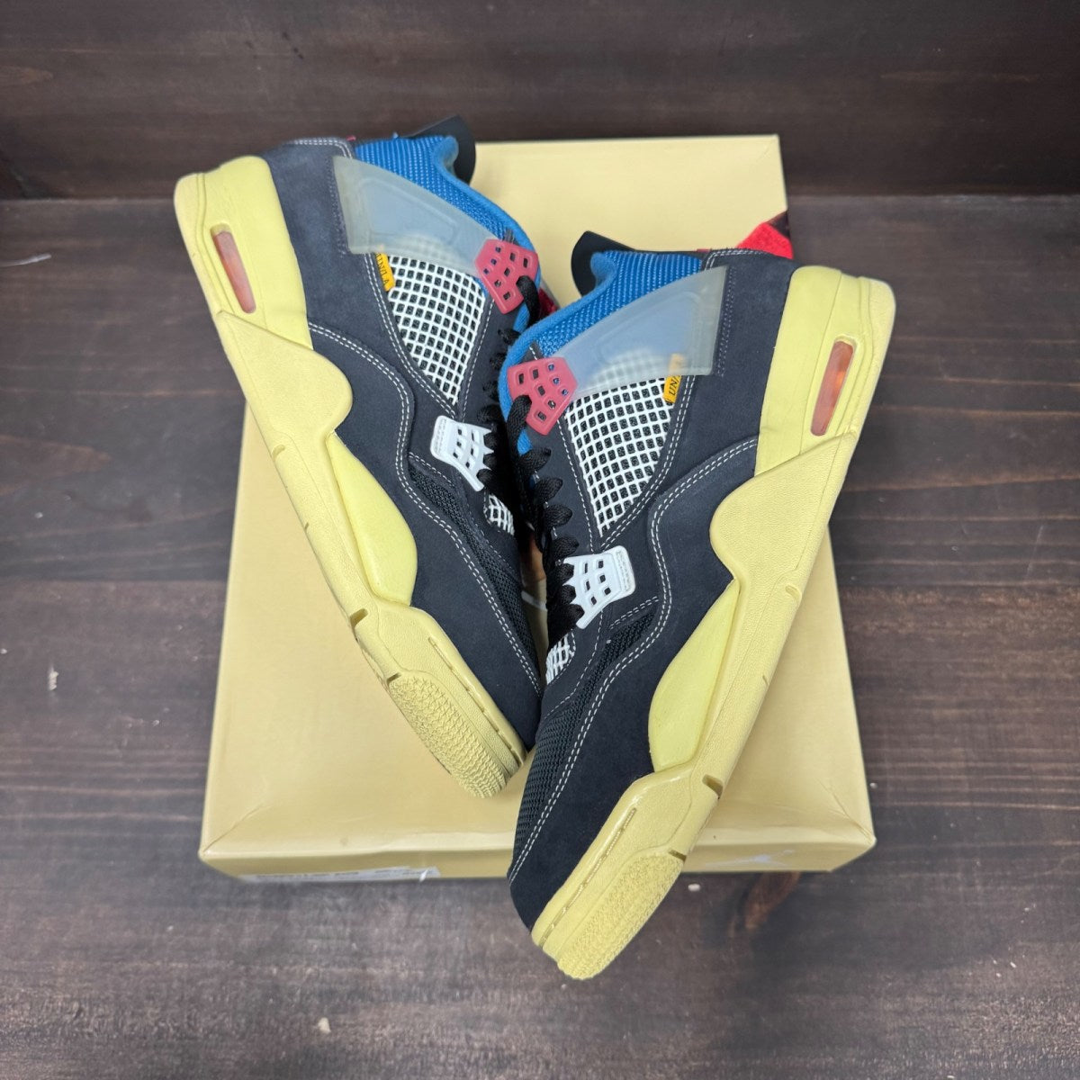 Jordan 4 Retro Union Off Noir - Image 2