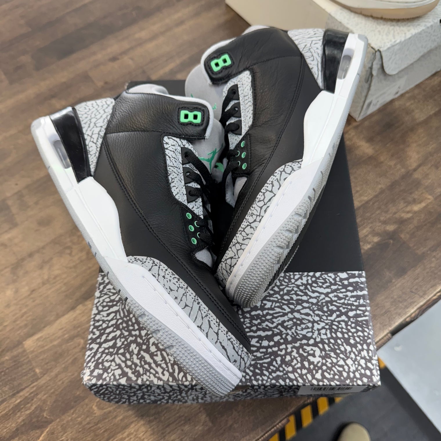 Green Glow Jordan 3 (USED)