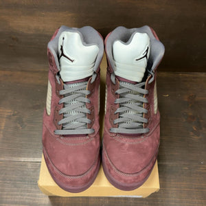 Jordan 5 Retro Burgundy (2023) Size 12 (Pre-Owned) - tag