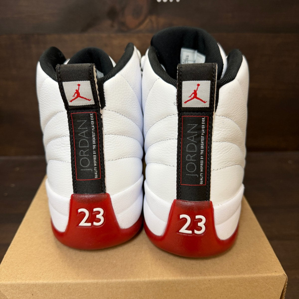 Jordan 12 Retro Cherry (2023) Size 10 (Pre-Owned) - Image 4
