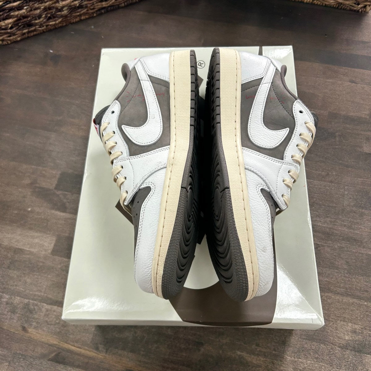 Jordan 1 Retro Low OG SP Travis Scott Reverse Mocha Size 13 (Pre-Owned) - Image 3