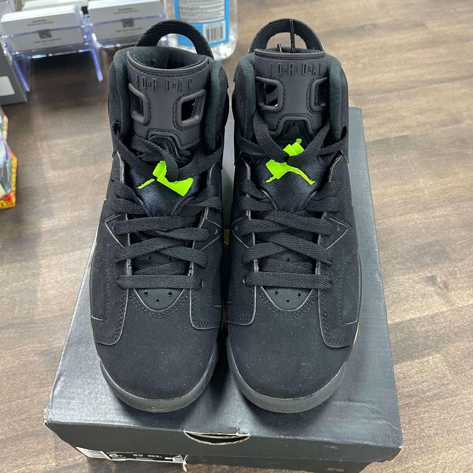 (GS) Electric Green Jordan 6 (USED)