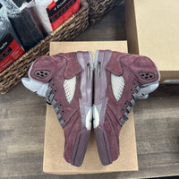 Jordan 5 Retro Burgundy (2023) (Grade school) (US 7Y) (USED, No Box)