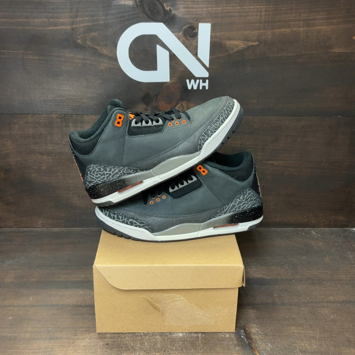 Jordan 3 Retro Fear Pack (2023) Size 9.5 (Pre-Owned) - Image 1