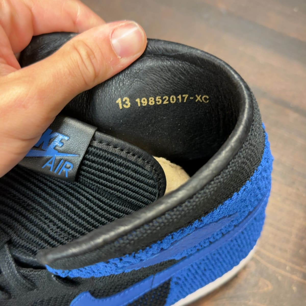 Jordan 1 Retro High Flyknit Royal Size 13 (Pre-Owned) - aux