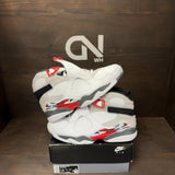 Jordan 8 Retro White True Red (2025) - Image 1