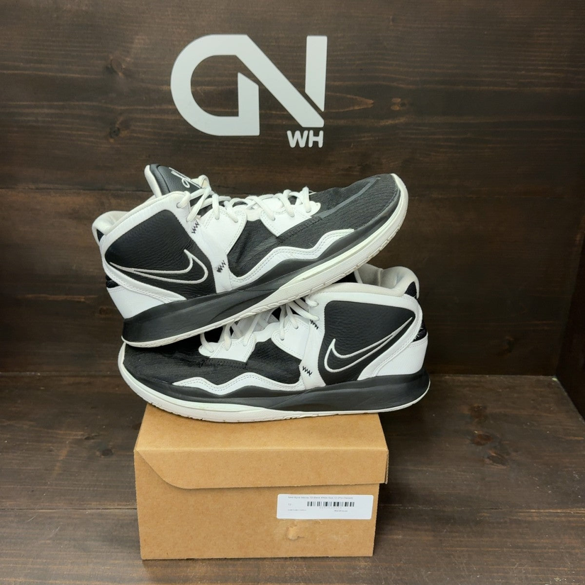 Nike Kyrie Infinity TB Black White Size 12 (Pre-Owned) - Image 1