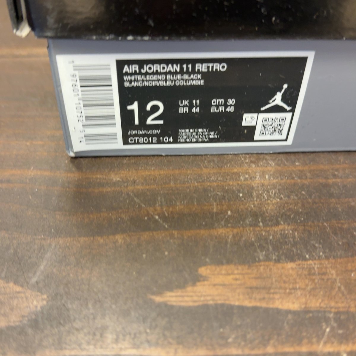 Jordan 11 Retro Legend Blue (2024) Size 12 (Pre-Owned) - aux
