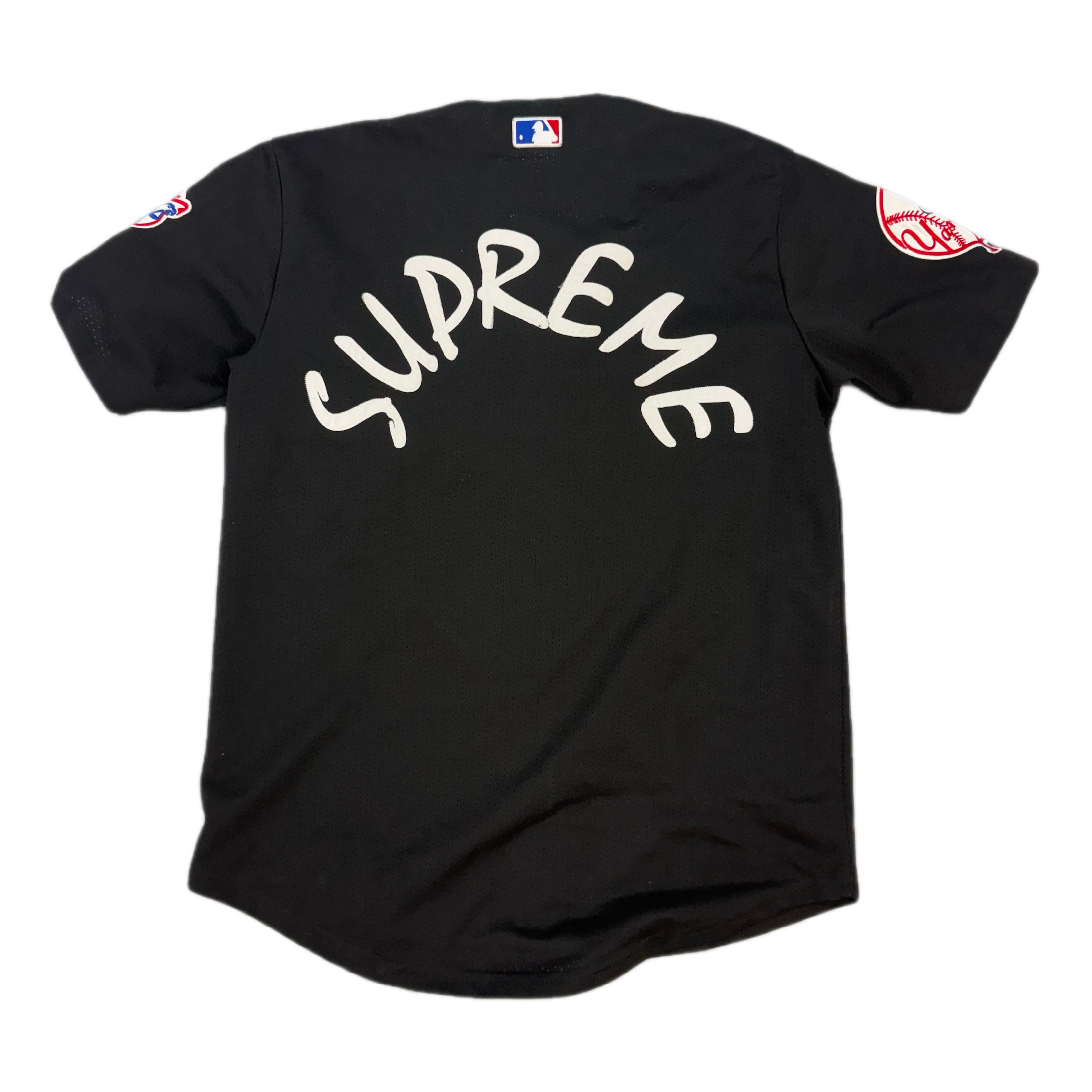 Black Supreme Yankees Baseball Jersey (Pre-Owned)
